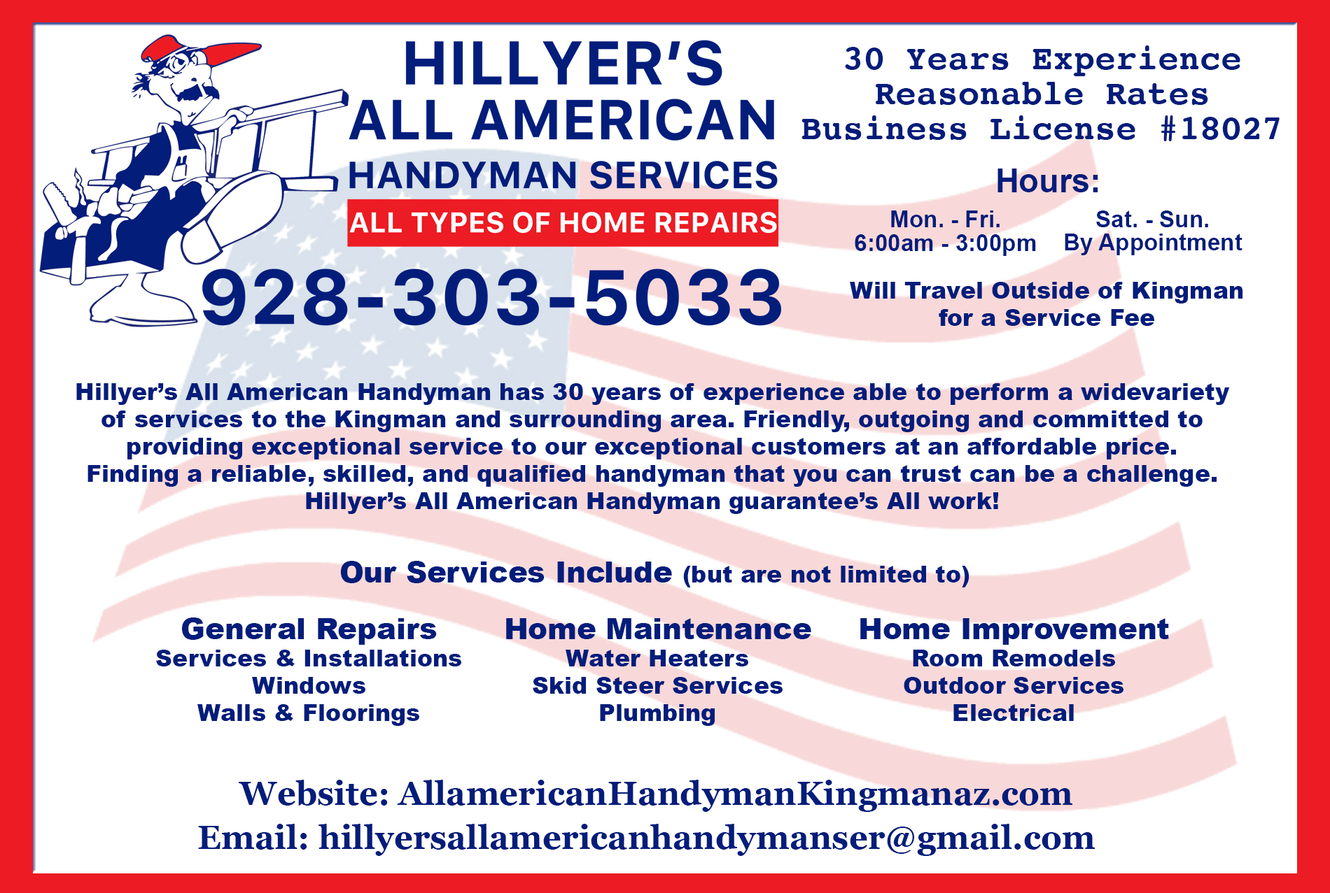 Hillyer's All American Handyman Services